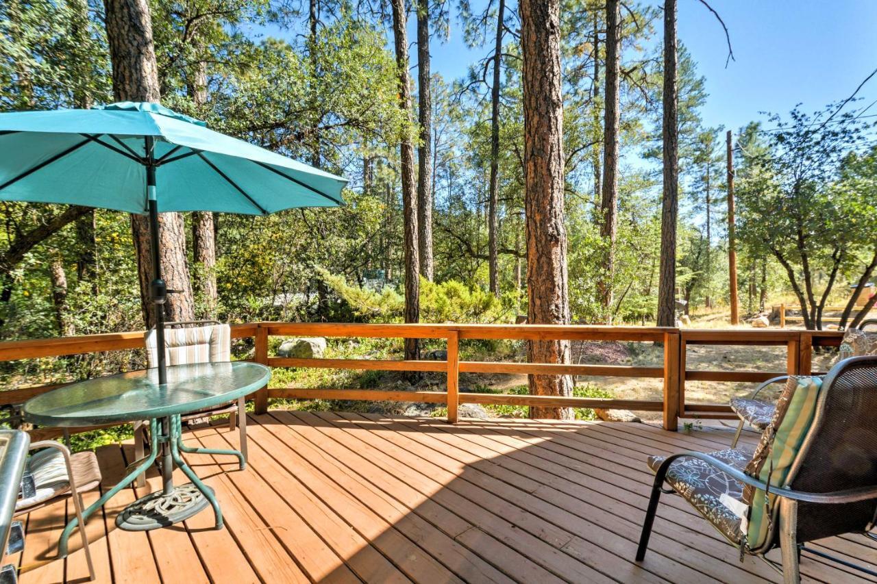 Vila Cozy Cabin With Ac And Deck, 5 Mi To Downtown Prescott Exteriér fotografie